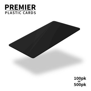 Premier Black Plastic Cards