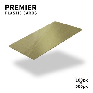 Premier Dark Gold Plastic Cards