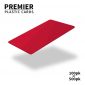 Premier Red Plastic Cards