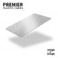 Premier Silver Plastic Cards