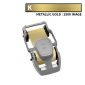 Zebra ZC300 Metallic Gold Ribbon