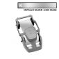 Zebra ZC300 Metallic Silver Ribbon