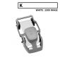 Zebra ZC300 White Ribbon