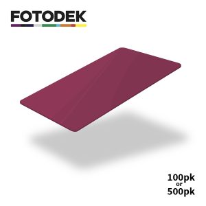 Fotodek Premium Burgundy Cards