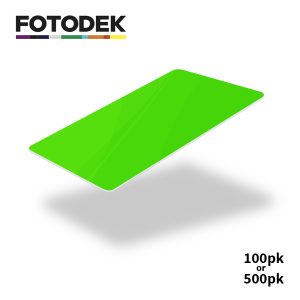 Fotodek Fluorescent Green Cards