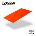Fotodek Fluorescent Orange Cards
