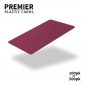 Premier Burgundy Plastic Cards