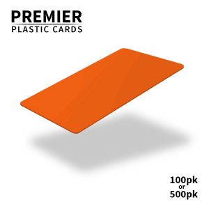 Premier Orange Plastic Cards