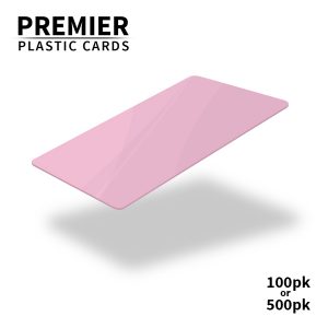 Premier Pink Plastic Cards