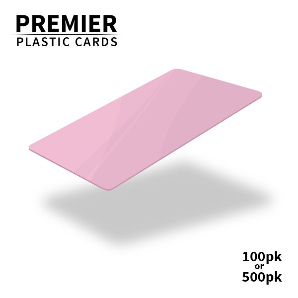 Premier Pink Plastic Cards