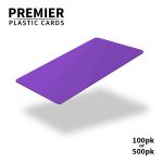 Premier Purple Plastic Cards