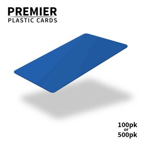 Premier Royal Blue Plastic Cards