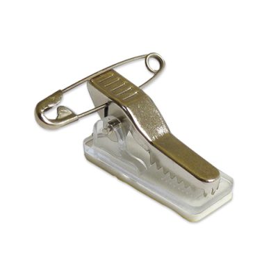 Pin Clip with Self Adhesive Pad • Plastic Card Solutions