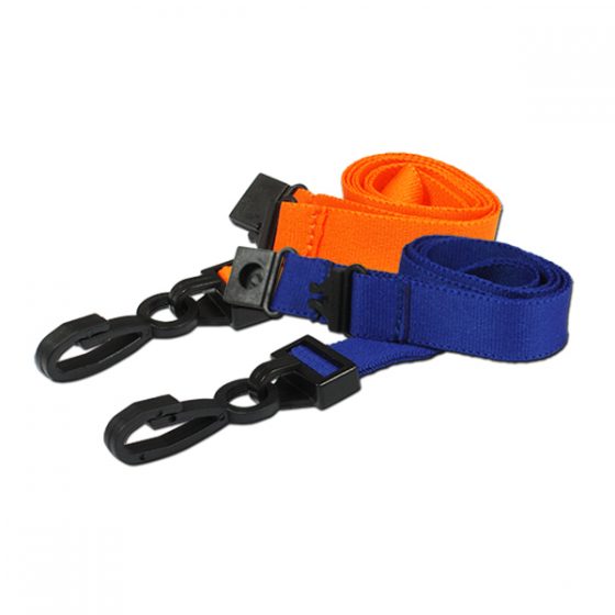 Breakaway Safety Deluxe Lanyards - Plastic Clip • Plastic Card Solutions