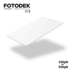 Fotodek Ice Card with 5mm Hole Portrait