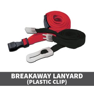 Breakaway Lanyards Plastic Clip