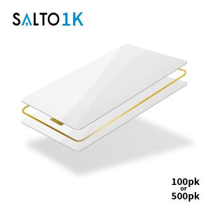 SALTO 1k Blank White Cards