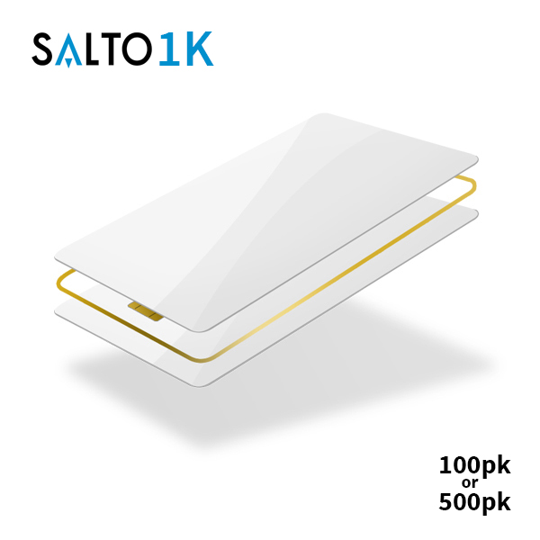 SALTO 1k Blank White Cards