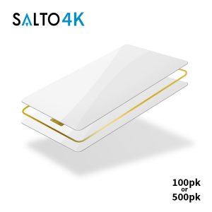 SALTO 4k Blank White Cards